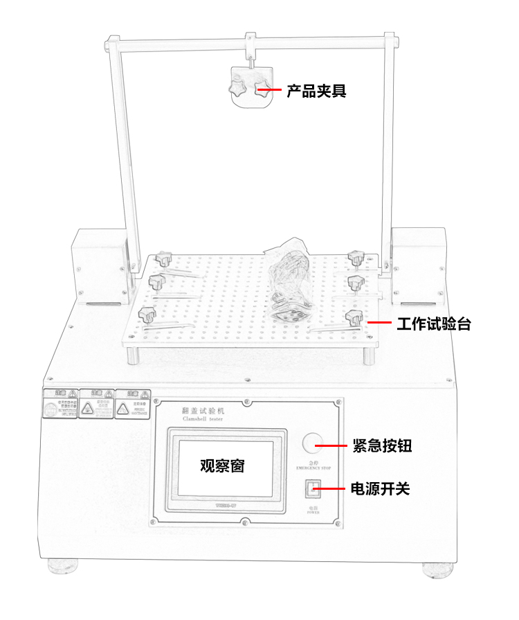 翻盖试验机